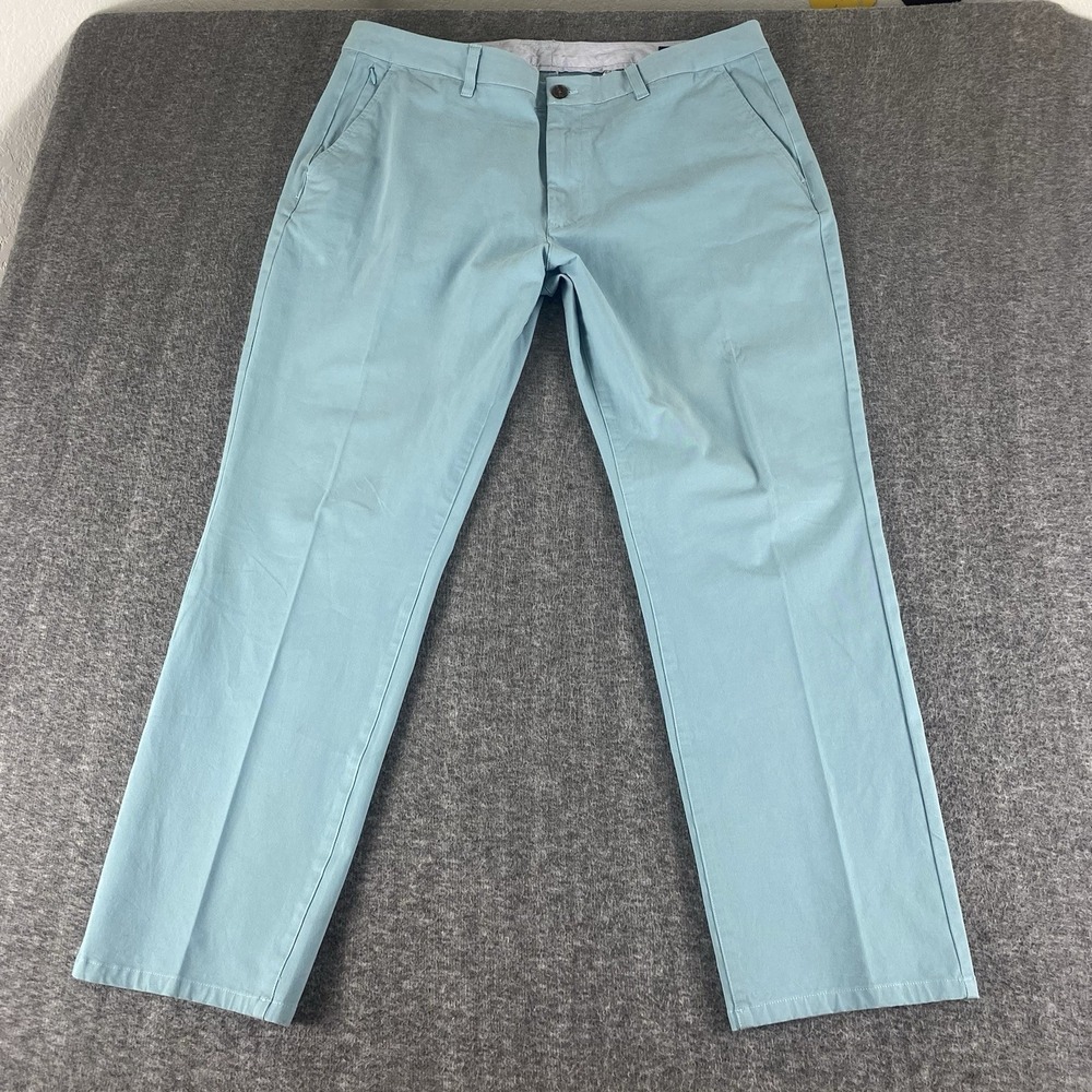 Bonobos Athletic Chino Pants Mens 38x30 Blue Stretch Casual Golf